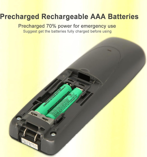 BK-40AAABU NI-MH AAA Rechargeable Battery 1.2V 400Mah 4Pack Nimh AAA Batteries for Panasonic Cordless Phones, Remote Controls, Electronics