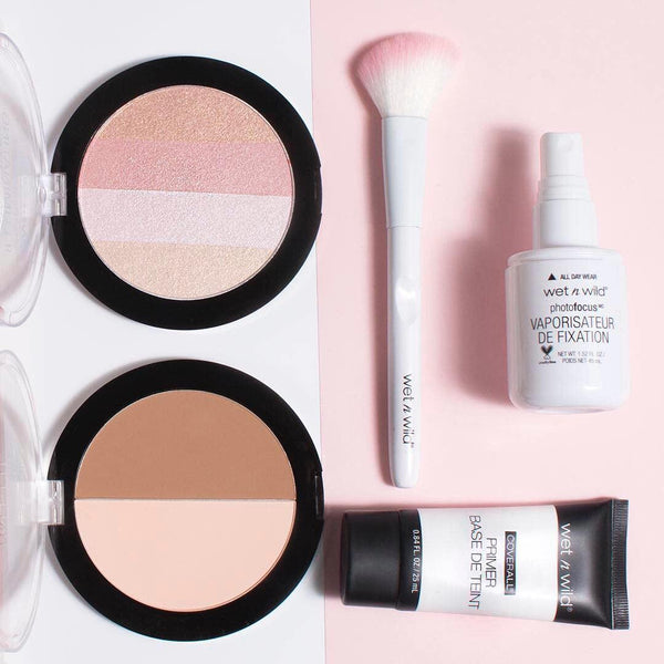 Wet N Wild Megaglo Contour Palette, Dulce De Leche | Contouring Powder Face Kit | Flawlessly Sculpted Face
