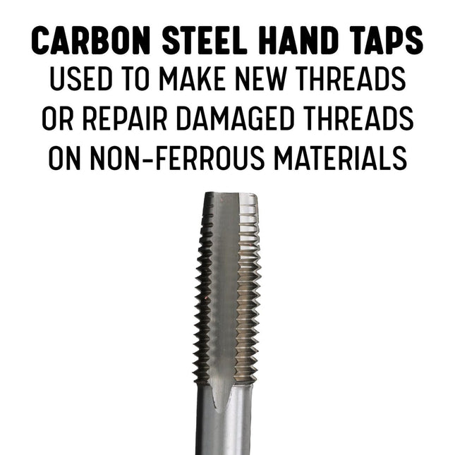 Drill America 1"-12 Carbon Steel Taper Tap (Pack of 1), DWT Series