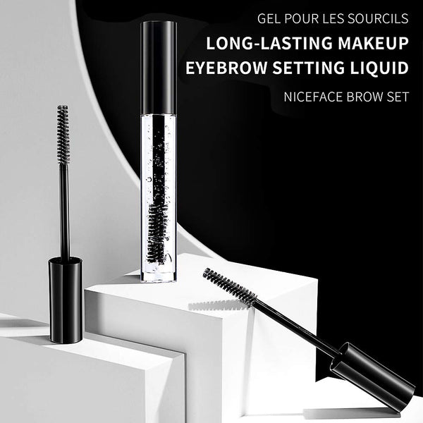 DAGEDA Clear Eyebrow Setting Gel, 2 Pack Brow Fix Gel, Waterproof and Sweat-Proof Eyebrow Repair Liquid Brows Styling Beauty Salon Home Use