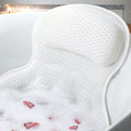 Bath Pillow Bathtub Pillow, Luxury Bath Pillows for Tub Neck and Back Support, Bath Tub Pillow Headrest with Soft 4D Mesh Fabric and Non-Slip