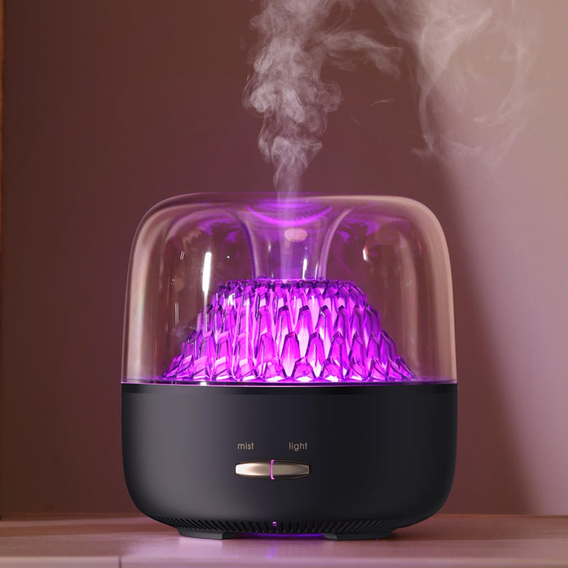 Personal Essential Oil Diffuser, 200Ml Ultrasonic Mist Fragrance Aroma Diffusers with 7 LED Color Ambient Light, Small Size for Aromatherapy,