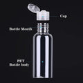 5 Pack 3.4Oz Empty Plastic Travel Bottles for Toiletries TSA Approved Leak Proof Squeezable Travel Size Containers Travel Essentials Accessories,