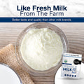 Healthier Comforts Organic Whole Milk Powder | Certified USDA Organic Powdered Milk | Kosher, Gluten Free, Non-Gmo Dry Milk Powder Whole Milk |