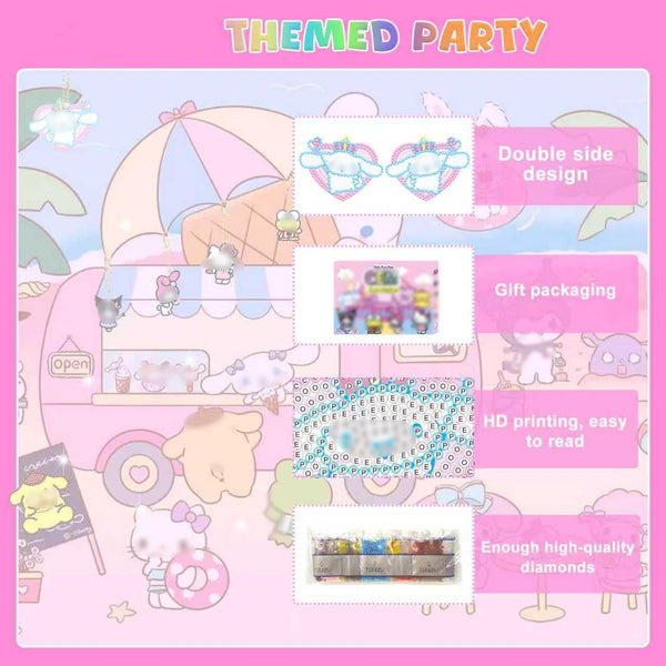 Crafts for Girls 8-12 - 6Pcs Make Your Own GEM Art Keychains - Arts and Crafts for Kids Ages 8-12 - Diamond Art Kits for Kids - 5D Dimond Art