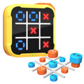 Tic Tac Toe Bolt Game 4-In-1 Handheld Portable Electronic Toy, Educational Board Games Puzzle for Kids and Adults, Perfect for Travel, Road Trips,