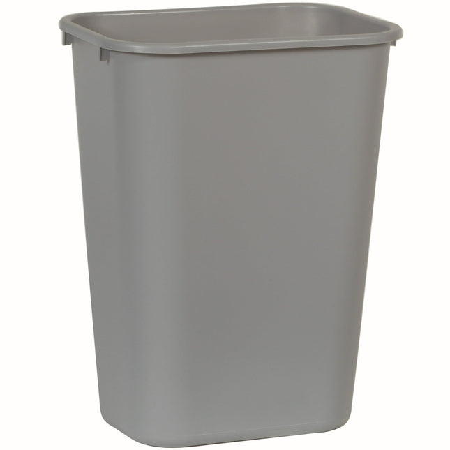 Rubbermaid Commercial Products Deskside Wastebasket/Trash Can, 10.25-Gallon/41-Quart, Gray, Plastic, Garbage Can for Hom