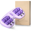 Foot Massager Roller for Plantar Fasciitis Relief, Dual Foot Acupressure Therapy for Pain Relief, Stress Relief and Improved Circulation, Portable