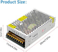SHNITPWR 24V Power Supply 10A 240W AC DC Adapter, DC 24 Volt 10 Amp Switching Power Converter Transformer LED Driver 110V / 220V AC in for LED