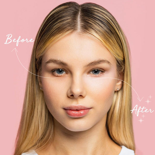 Palladio under Eye Brightener, Conceal, Brightens, Reduces Appearance of Dark Circles, with Caffeine Peptides & Vitamin E, Tired Skin Color