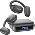 TOZO Openego True Wireless Open Ear Headphone, 5.3 Bluetooth Sport Earbuds with Earhooks for 80H Playback with Digital Display, 32 EQ Modes Dual
