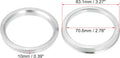 X AUTOHAUX 4Pcs OD 83.1Mm to ID 70.6Mm Aluminium Alloy Car Hub Centric Rings Wheel Bore Center Spacer