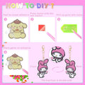 Crafts for Girls 8-12 - 6Pcs Make Your Own GEM Art Keychains - Arts and Crafts for Kids Ages 8-12 - Diamond Art Kits for Kids - 5D Dimond Art