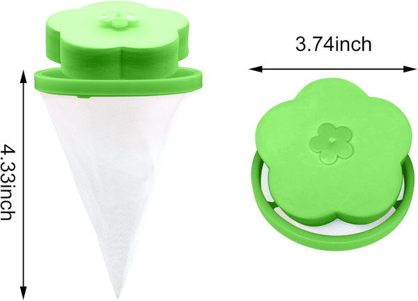 Lint Catcher for Laundry,Pet Hair Remover for Laundry,Washing Machine Floating Lint Mesh Bag,Reusable Household Hair Filter Washer Lint Trap Net