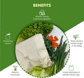 Regency Wraps Salad Saver, Reusable Drawstring Produce Bag for Storing Lettuce, Veggies and Fruit in the Refrigerator to Keep Fresh Longer, 100%