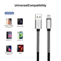 Cabepow 15 FT Extra Long Iphone Charger Cord,[Apple Mfi Certified] Long Apple Lightning Cable 5M,2.4A Nylon Braided Iphone Fast Charging Cord for