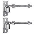 304 Stainless Steel Heavy Duty Gate Hinges, 6'' J Bolt Gate Hinge with Dia M12, 4Pack Welded Hinge for Farm Gate, One Piece Molded Gate Hinge for