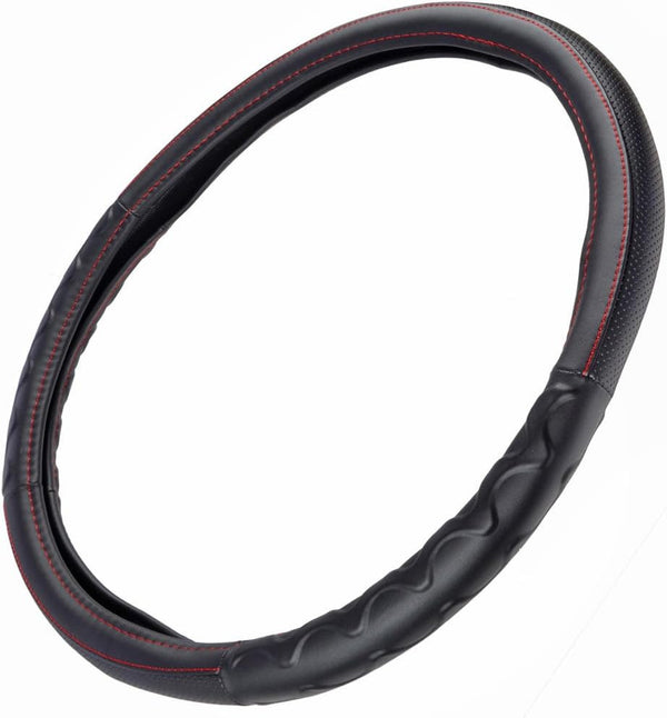 Motor Trend 18" Inch Steering Wheel Cover for Big Rigs Trucks Semis Truckers Rvs 18-Wheelers Freight Carrier Tow Trucks Tankers Transporters,