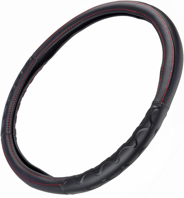 Motor Trend 18" Inch Steering Wheel Cover for Big Rigs Trucks Semis Truckers Rvs 18-Wheelers Freight Carrier Tow Trucks 