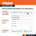 FRAM Extra Guard PH3614, 10K Mile Change Automotive Replacement Interval Spin-On Engine Oil Filter for Select Vehicle Models