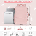 Travel Backpack for Women, Personal Item Bag for Airlines, Lightweight Carry on Backpack, Casual Hiking Work Gym College Weekender Bag Daypack,