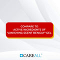 Careall Muscle & Joint Vanishing Scent Gel, 3.0 Oz. (3 Pack), Non-Greasy, Pain Relief Gel for Muscle, Back and Minor Arthritis, Topical Analgesic,