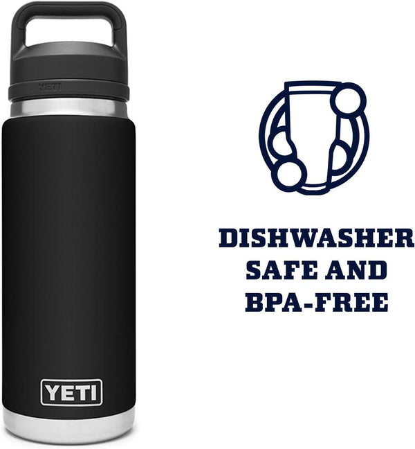 YETI Rambler 26 Oz Bottle, Vacuum Insulated, Leakproof, Stainless Steel with Chug Cap