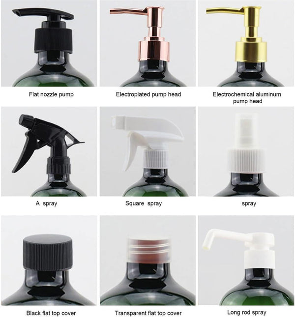 Plastic Spray Bottles 17OZ Empty Spray Bottle 2PCS Refillable Water Squirt Bottles Leakproof Water Spray Bottles for Cleaning Solution Alcohol