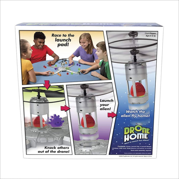 Drone Home -- First Ever Game with a Real, Flying Drone -- Great, Family Fun! -- for 2-4 Players -- Ages 8+