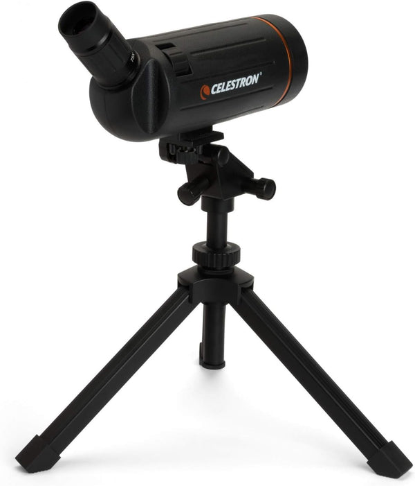 Celestron 52238 Mini Mak 70Mm Angled Spotting Scope â Maksutov Spotting Scope â Great for Long Range Viewing â 25â75X Zoom Eyepiece â