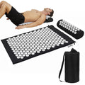 Xiaomage Acupressure Mat and Pillow Set with Bag - Large Size 28.7 X 16.5 Inch Acupuncture Mat for Neck & Back Pain, Muscle Relaxation Stress