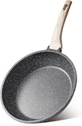 CAROTE Nonstick Frying Pan Skillet,Non Stick Granite Fry Pan Egg Pan Omelet Pans, Stone Cookware Chef'S Pan, PFOA Free,Induction