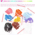Crafts for Girls 8-12 - 6Pcs Make Your Own GEM Art Keychains - Arts and Crafts for Kids Ages 8-12 - Diamond Art Kits for Kids - 5D Dimond Art