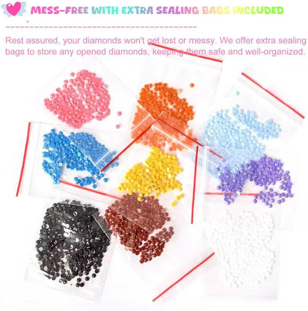 Crafts for Girls 8-12 - 6Pcs Make Your Own GEM Art Keychains - Arts and Crafts for Kids Ages 8-12 - Diamond Art Kits for Kids - 5D Dimond Art