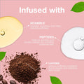 Palladio under Eye Brightener, Conceal, Brightens, Reduces Appearance of Dark Circles, with Caffeine Peptides & Vitamin E, Tired Skin Color