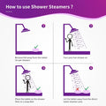 Shower Steamers Aromatherapy for Women or Men, Organic Shower Bombs with Chamomile Rose Lavender Mint Watermelon Eucalyptus Essential Oil, 18-Pack
