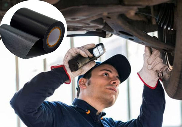 RV Underbelly Tape Camper Travel Trailer Mobile Home Belly Repair Tape Strong Adhesive Waterproof Tape for RV Material, Awnings Repair, Tear