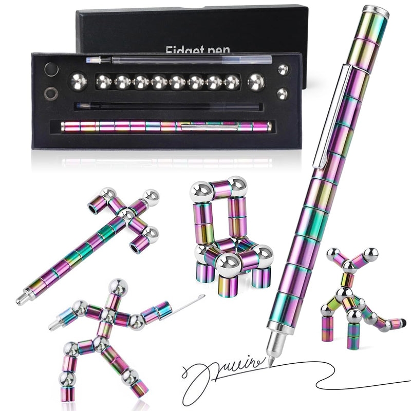 Magnetic Pen,Fidget Pen,Eliminate Pressure Fidget Pen for Desk Toys ,Teen Gifts,Best Gift for 8-12 Years Old, Novelty Toy Gift for Kids or Friends