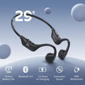 Bone Conduction Headphones,Open Ear Headphones Bluetooth5.4 with Mic,Wireless Headphones 10H Playtime, Waterproof Sport Headphone Suitable for