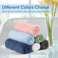 HOMEXCEL Microfiber Washcloths 24 Pack, Highly Absorbent and Soft Face Towel, Multi-Purpose Wash Cloths for Bathroom, Hotel, Spa, Gym, and