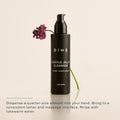 DIME Beauty Gentle Jelly Cleanser, Hydrating Facial Cleanser and Makeup Remover with Vitamin E, Sensitive Skin Face Wash, 4 Oz / 120 Ml