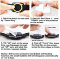Screen Protector Compatible with Bestinn 1.47" and Mindrose H80 1.47â Smartwatch, Soft TPU, 6 Pieces, Bubble Self-Healing