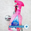 Astonish Daily Bathroom Shower Shine Cleaning Spray - Hibiscus Blossom Limescale Remover Shower Spray Prevents Watermarks from Hard Water - Health