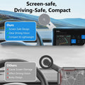 Magnetic Phone Holder for Laptop for Magsafe for Iphone 16/15/14/13/12 & All Phones, 180Â°Adjustable Phone Side Mount for Computer Monitor for