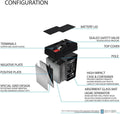 Mighty Max Battery ML4-6 - 6V 4.5AH 3FM4 Replacement Battery with F1 Terminal