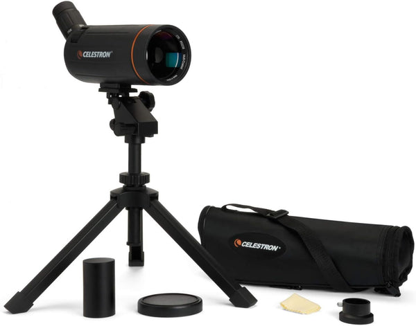 Celestron 52238 Mini Mak 70Mm Angled Spotting Scope â Maksutov Spotting Scope â Great for Long Range Viewing â 25â75X Zoom Eyepiece â