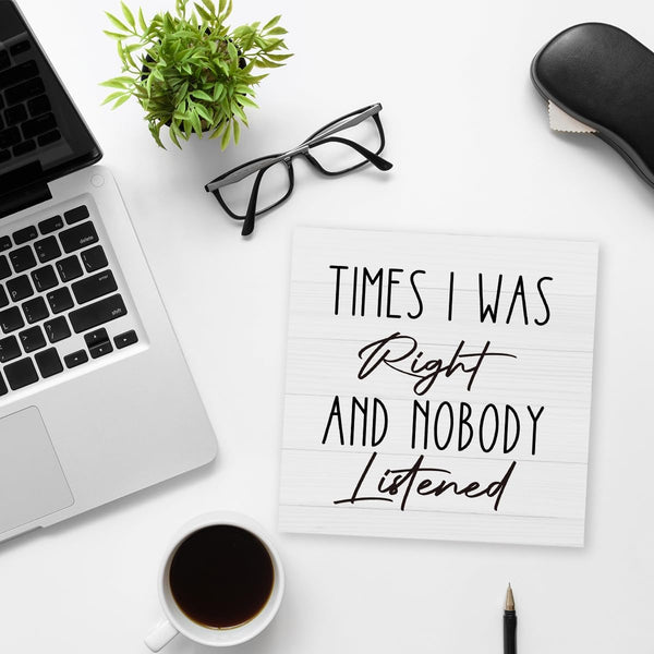 Funny Office Desk Decor for Women Men Boss Gag Gifts for Manager Coworker Friends Employee Colleagues Gift Funny Home Office Sign Accessories Desk