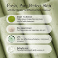 Salicylic Acid, Green Tea + LHA Deep Pore Rice Cake Cleanser, 5.07 Fl Oz