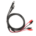 Oumefar BNC Q9 to Crocodile Connector Double Alligator Clip 500V 50 Ohm Oscilloscope Mini Test Probe Cable Pack of 2 Test Jumpers Electrical Cable