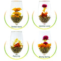 TEARELAE Blooming Tea Flowers - 12Pcs Individually Sealed Flowering Tea Balls - Hand-Tied Natural Green Tea Leaves & Edible Flowers - Gifts for